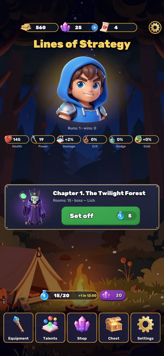 The camp: the hero, the chapter and the shop